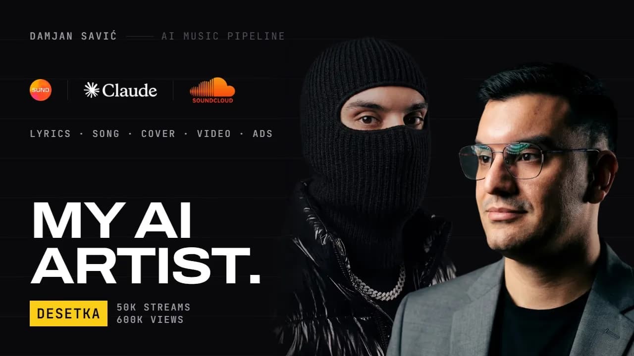Cover of the article: An AI music project in six phases: Suno, Claude and Higgsfield